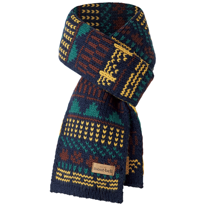 PREORDER montbell Kids' Forest Knit Scarf
