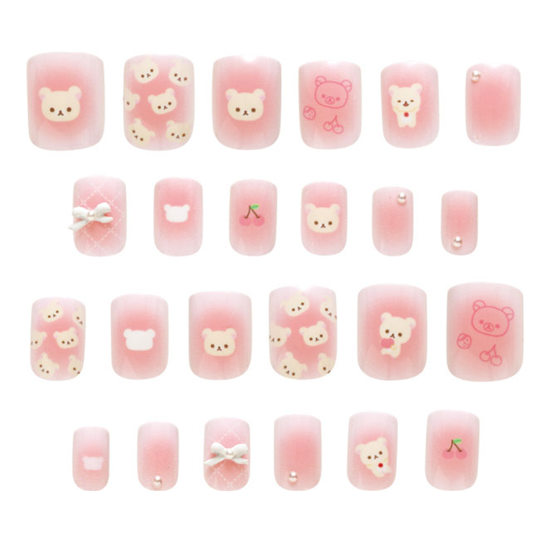 San-X Rilakkuma and Korilakkuma Nail Tips