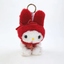 Sanrio My Melody Red Gingham Miniature Plush Keychain