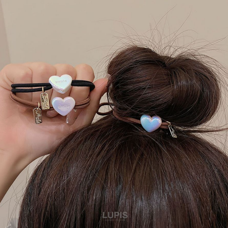 LUPIS Aurora Heart Hair Tie Black