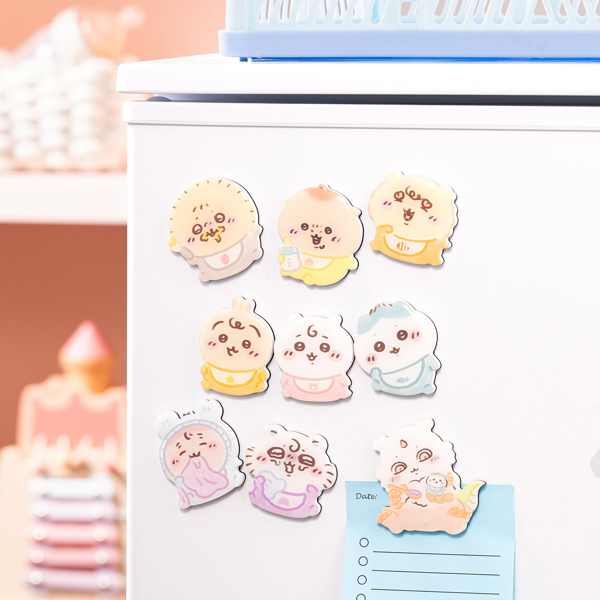 Chiikawa Market Baby Puffed Acrylic Fridge Magnets
