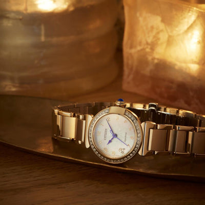 CITIZEN ROUND Lily of the Valley Mini Model Watch