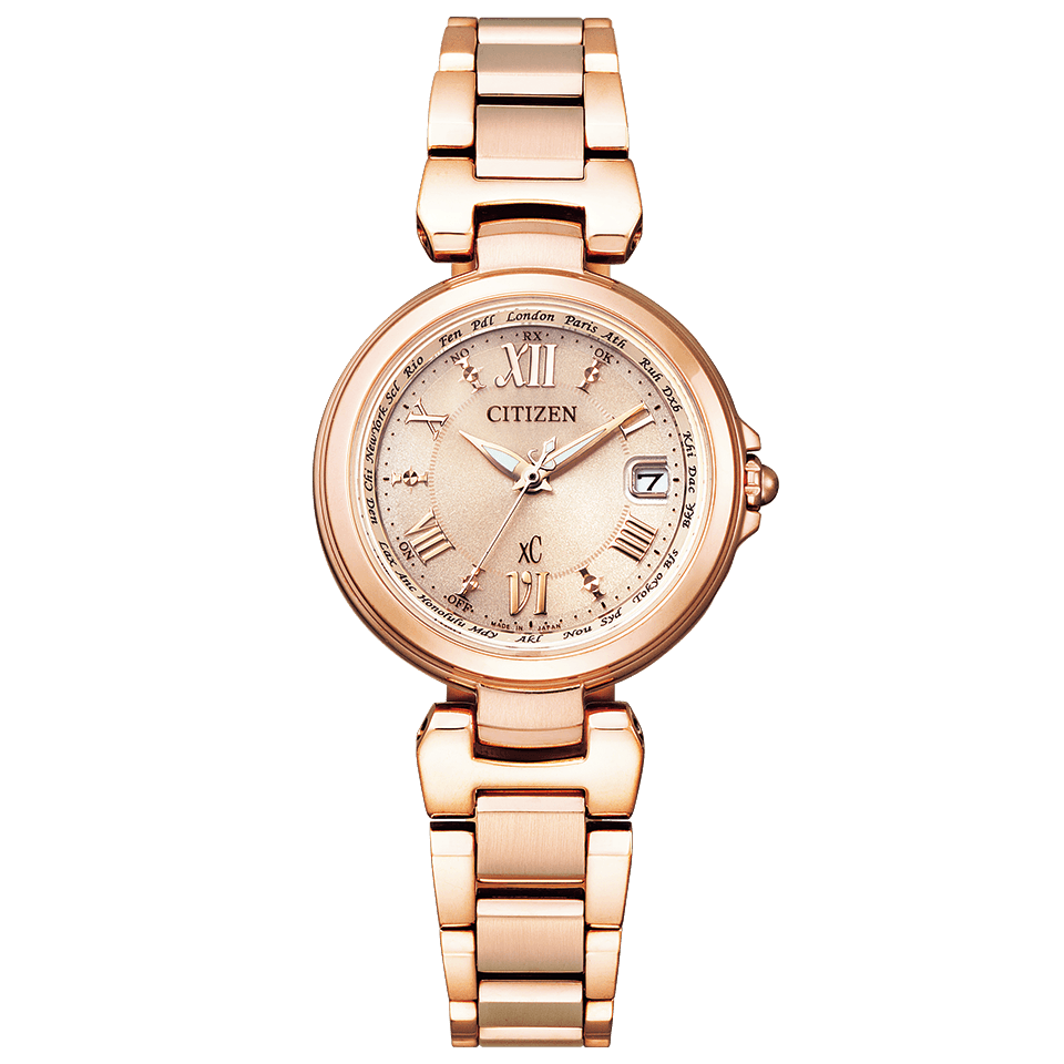 CITIZEN Watch Pink and Gold/Silver and Pink EC1032-54X/EC1034-59W