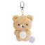 San-X Basic Rilakkuma Flower Plush Keychain