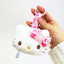 Sanrio Sakura Kimono Face Tag Plush Keychain