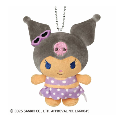 Sanrio Night Party Plush Keychain