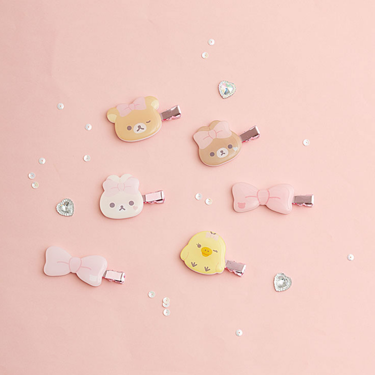 San-X Rilakkuma Ribbon Series Cute Hair Clip Blind Box (1 of 6 Designs)