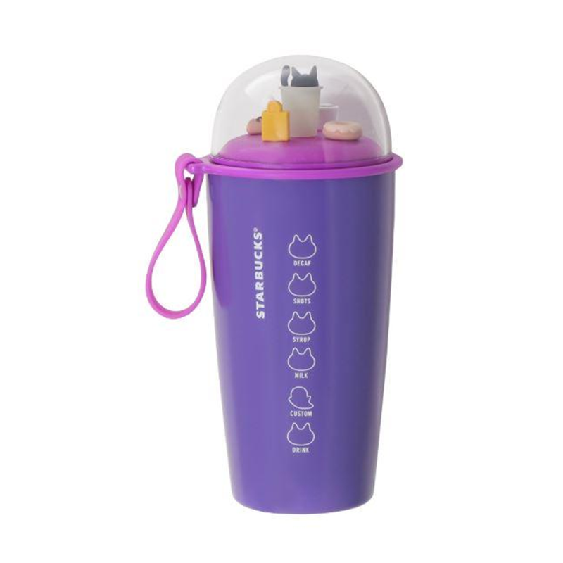 Starbucks Halloween 2025 Cat Cup Shaped Stainless Steel Bottle