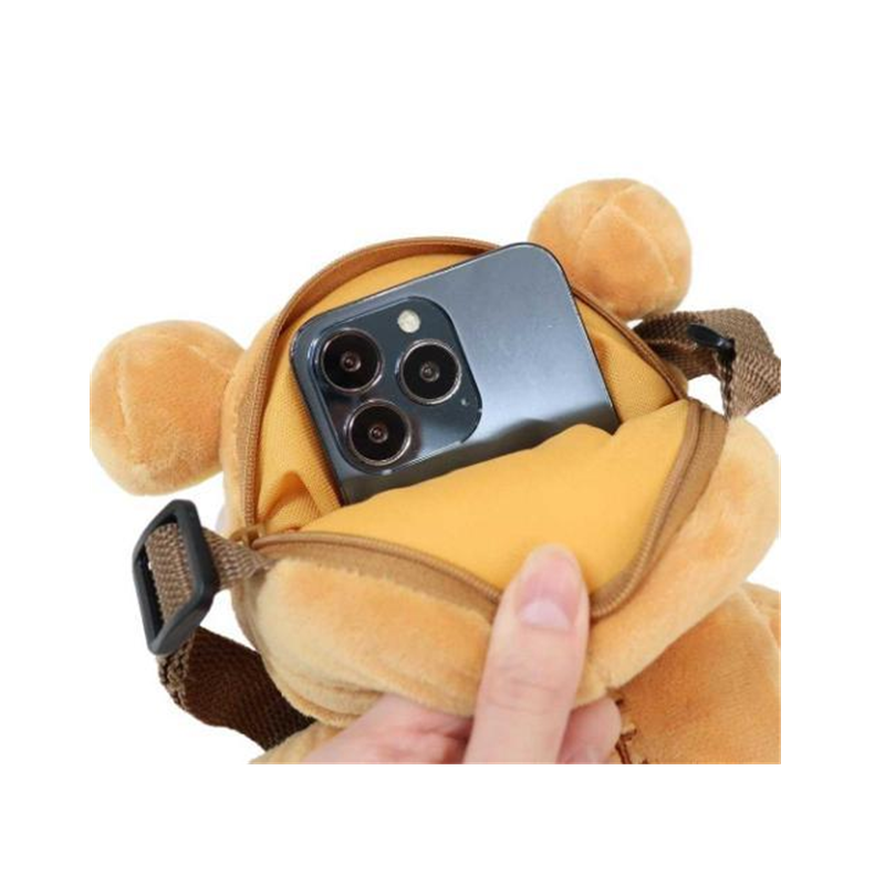 San-X Rilakkuma and Korilakkuma Plush Pochette Bag