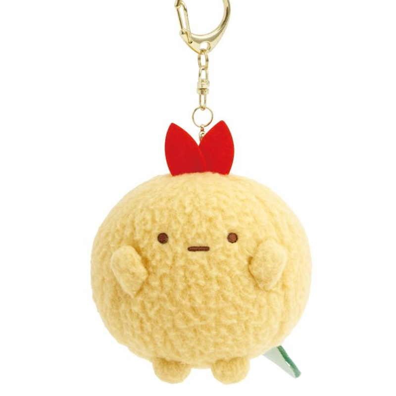 San-X Sumikko Gurashi Tanuki's Round Restaurant Plush Keychain