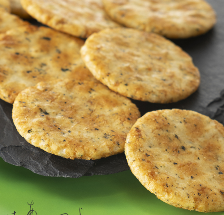 Ogura Sansou Iso Honoka Aosa Nori Rice Crackers (9 Pieces)