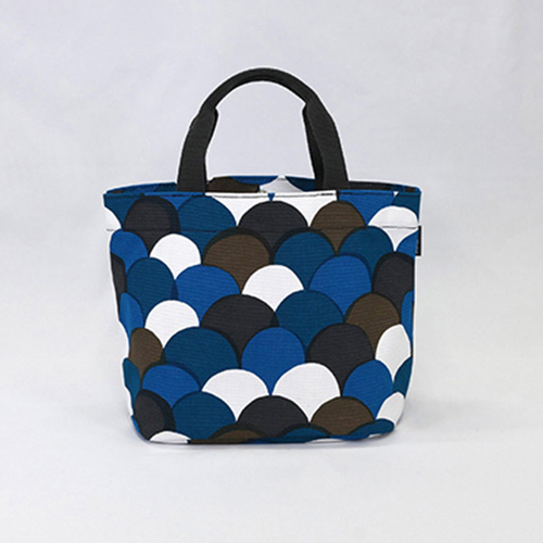 Fuwa Market "Happy Pattern" Hand-dyed Cotton Canvas Horizontal Tote Bag