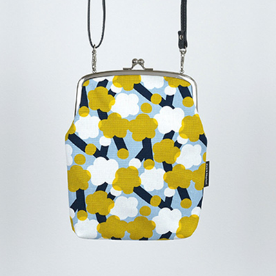 Fuwa Market "Happy Pattern" Hand-dyed Cotton Canvas Cross Body Coin Purse