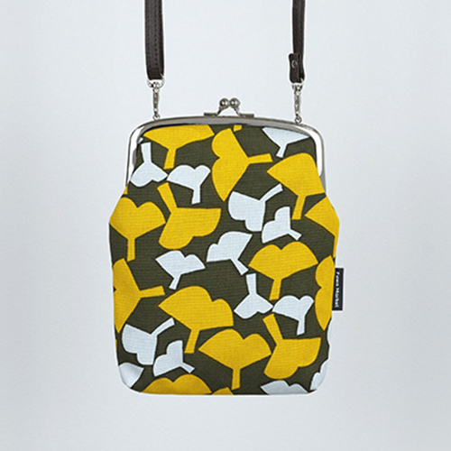 Fuwa Market "Happy Pattern" Hand-dyed Cotton Canvas Cross Body Coin Purse