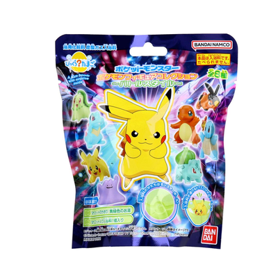 Bandai Bikkura Tamago Pokémon Battle Style Bath Bomb with Random Figurine