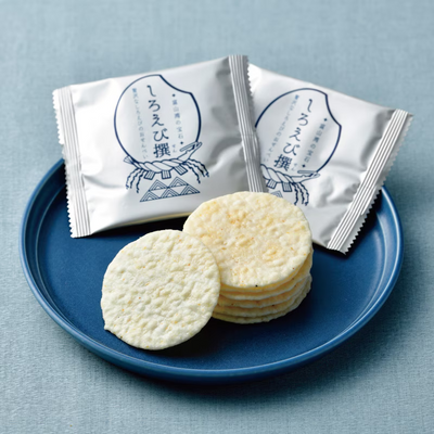 Sasaraya Premium Shiro Ebi Senbei Shrimp Rice Crackers (Set of 15)