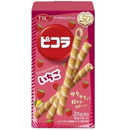 PREORDER Yamazaki Biscuits Pikora Strawberry Crepe Roll Cookies