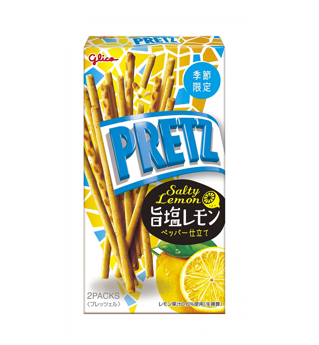 Glico Pretz Salted Lemon and Pepper Cracker Sticks