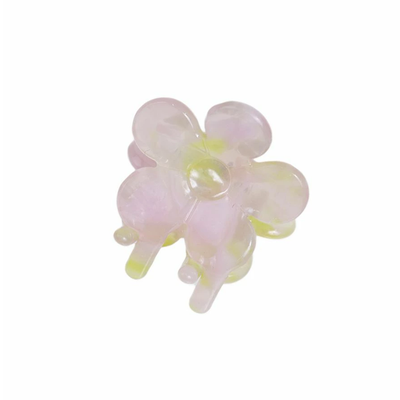 LUPIS Pink Marble Flower Hair Clip