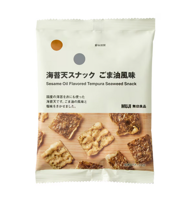 Muji Sesame Oil Flavored Tempura Seaweed Snack