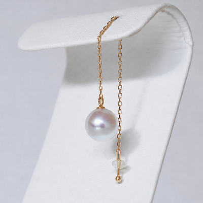 Pearl Yuumy 18K Yellow Gold Single Elegant Pearl Earring