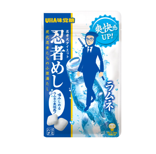 UHA Mikakuto Ninja Meshi Ramune Candy