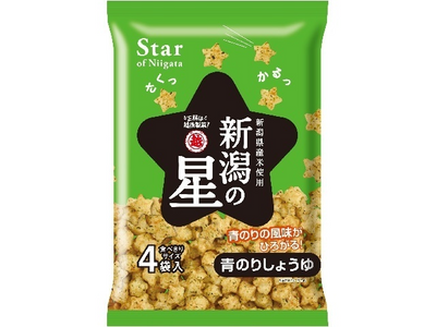 Echigo Star of Niigata Chips (Sweet Soy Sauce/Aonori Soy Sauce)