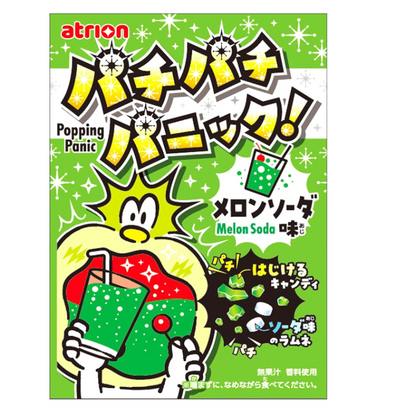 Meiji Sangyo Atrion Pachi Pachi Panic Melon Soda Popping Candy