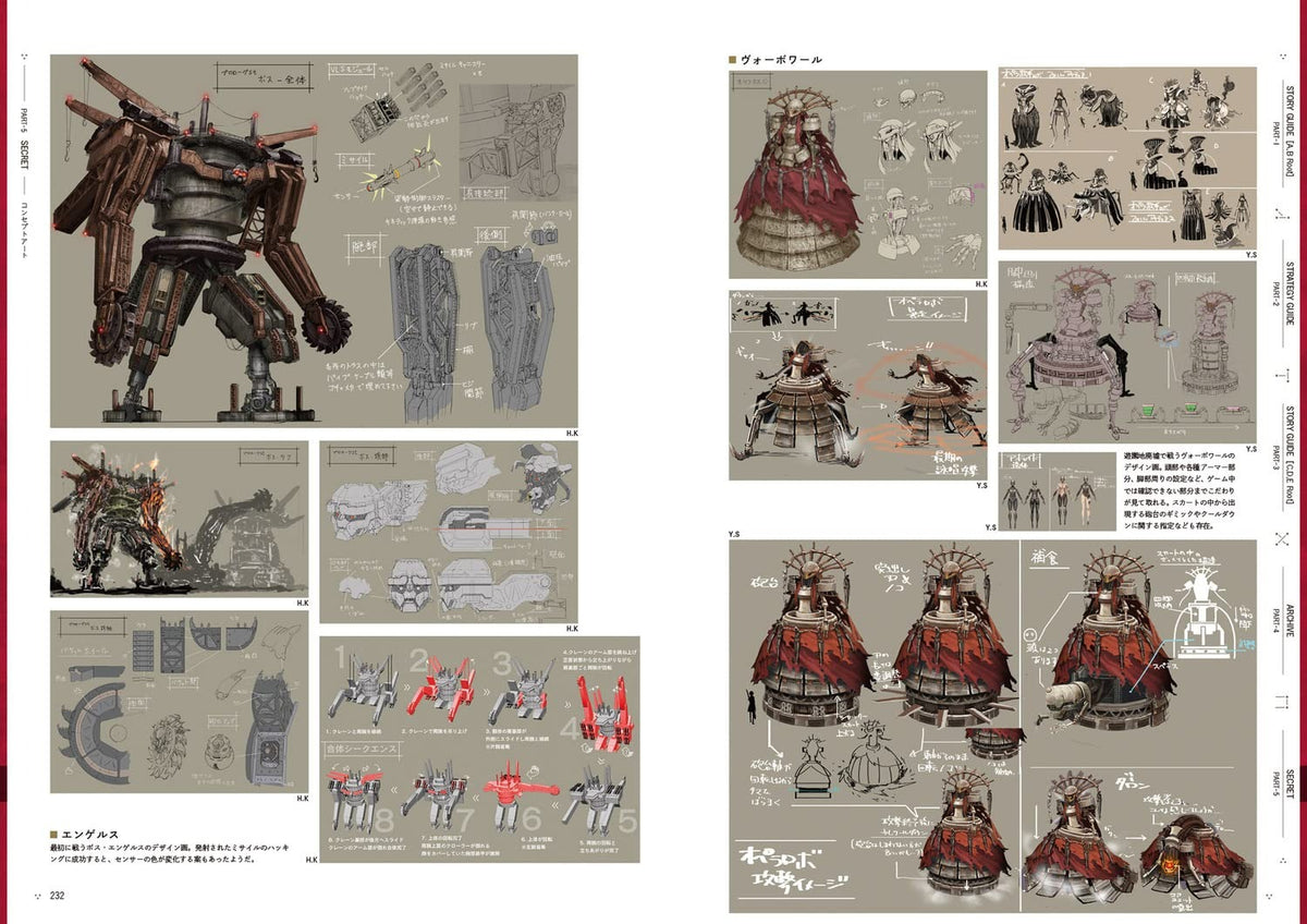 PREORDER NieR Strategy Guide & Setting Materials – 243rd Descent Operation Command File