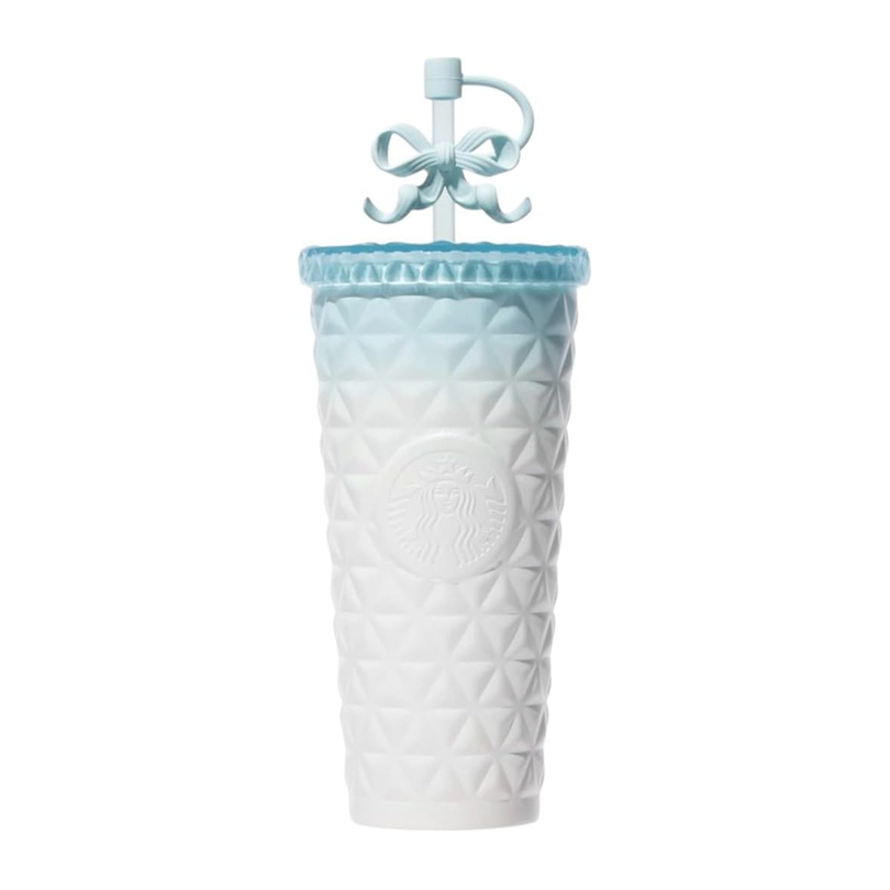 Starbucks Stainless Steel Cold Cup Tumbler with Ribbon Straw Charm