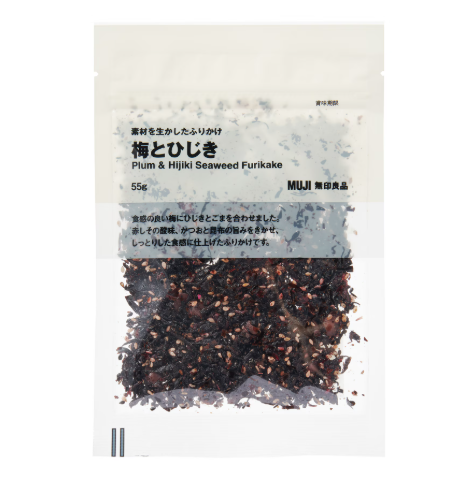 MUJI Ume Plum Hijiki Seaweed Furikake Rice Seasoning 55g