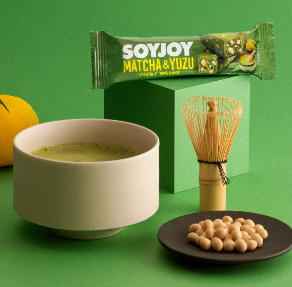 Otsuka SOYJOY Matcha & Yuzu Soybean Bar – 30g