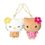 Sanrio Hello Kitty &amp; Mimmy Plush Twin Keychain