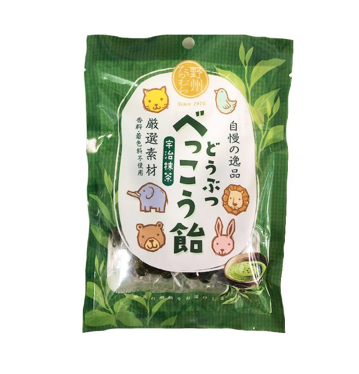 Yashu Takamura Animal-Shaped Uji Matcha Bekkou Candy