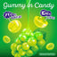 UHA Mikakuto Gummidama Shine Muscat Gummy Candy 55g