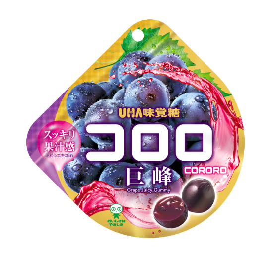 UHA Mikakuto Kororo Kyoho Grape Gummy Candy 48g