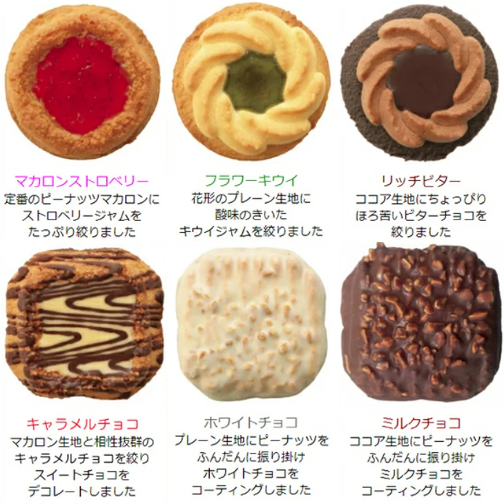 Nakayama Seika Assorted Baked Cookies Gift Box – 12 Pieces