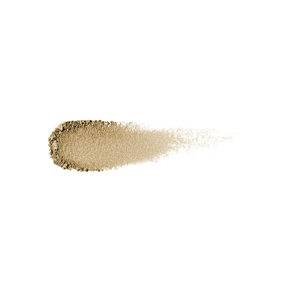 A single beige-colored powder eyeshadow from Shiseido Clé de Peau Beäuté Eye Color Solo, displayed against a black background.