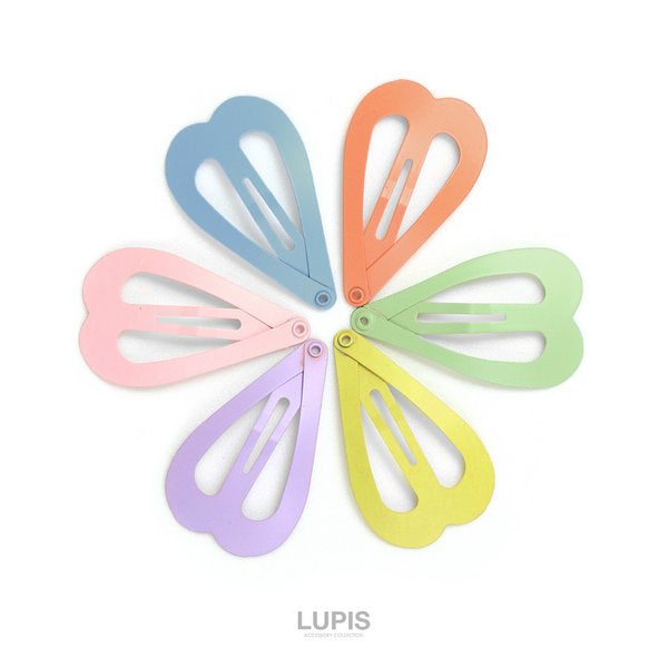 Star & Heart Snap Hair Pin Set